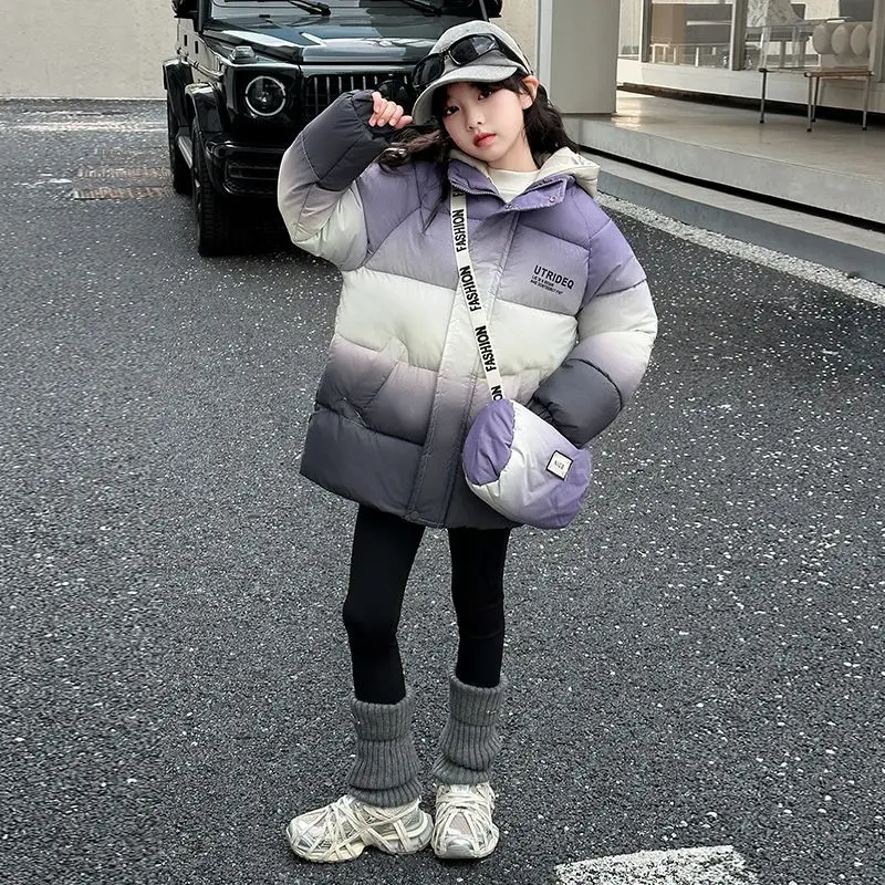 

Girls Cotton Jacket Thickened Down Cotton Outerwear 5 Children's Winter Coat 7 Teen Clothes Girls 9 10 11 Years Parka Clothes 12