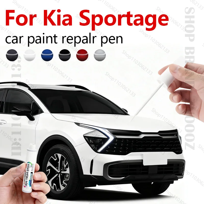 For Kia Sportage 2010-2025 SL QL NQ5 Paint Repair Pen Touch Up Scratch Remover DIY Auto Accessories Black White Green Silver Red
