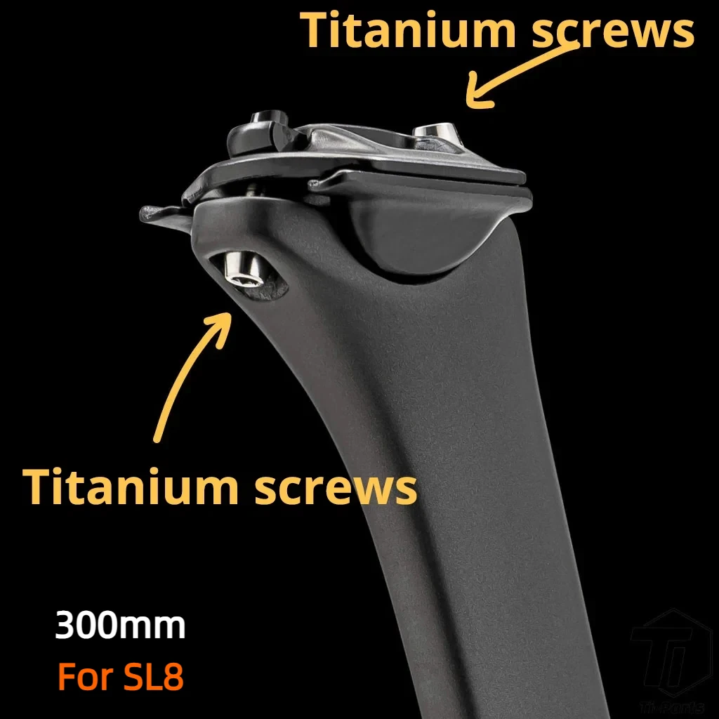 

SL8 Road Bike Seatpost Offset 15mm 300mm Weight 145g Carbon Fiber Bicycle Seat Tube, Black Matte,Durable&Sturdy Cycling Seatpost