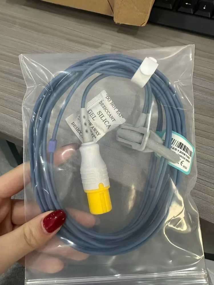 Reusable SpO2 Sensor 6-Pin Neonate Wrap Compatible with Contec CMS5100/CMS8000/CMS9000
