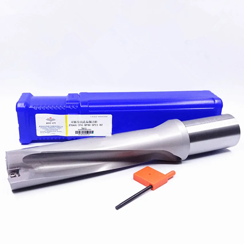 ZTD04-370-XP40-SP11-02/ZTD04-380-XP40-SP11-02/ZTD04-390-XP40-SP11-02 ZCC.CT drill with indexable inserts 4D U-drill 1PCS/BOX