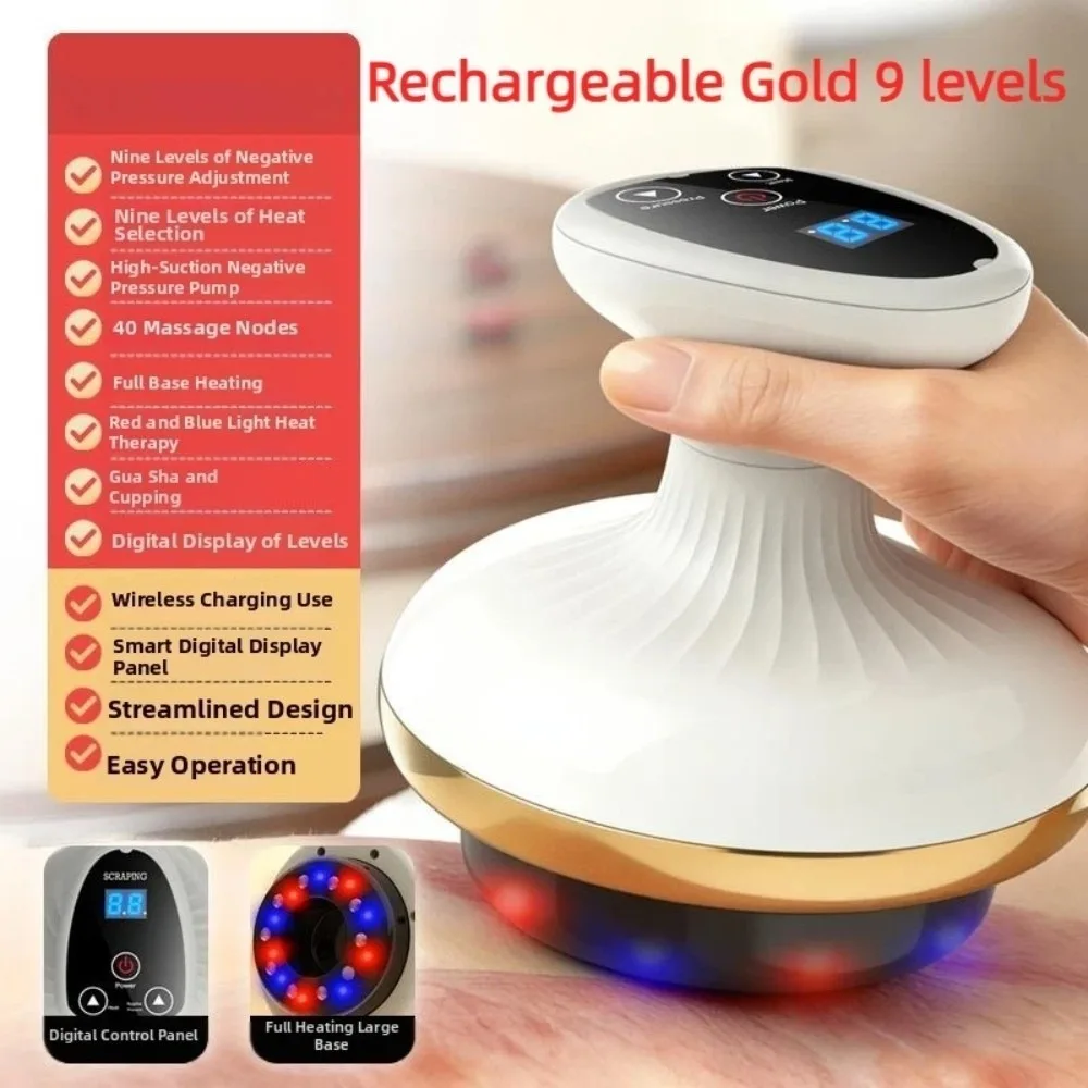 

Universal Electric Massage Meridian Brush Body Dredging Vacuum Suction Cup Cupping Scraping Instrument Fat Burner Slimming