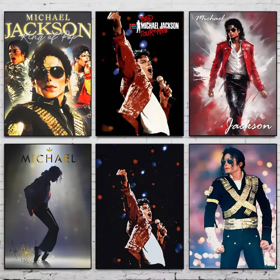 M-Michael-Josephs-Jackson Poster HD art sticky wall waterproof