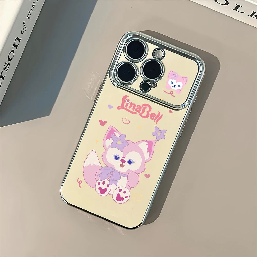 MINISO LinaBell and StellaLou Electric Ferry Large Window Phone Case For iPhone 12 11 13 14 15 16 Max Pro Plus Shell