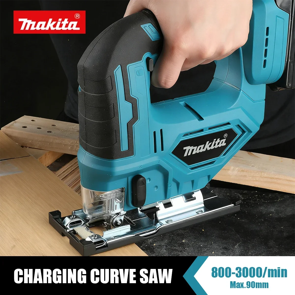 

Makita DJV182Z Cordless Barrel Handle Jigsaw Electric Saw - No Battery Included