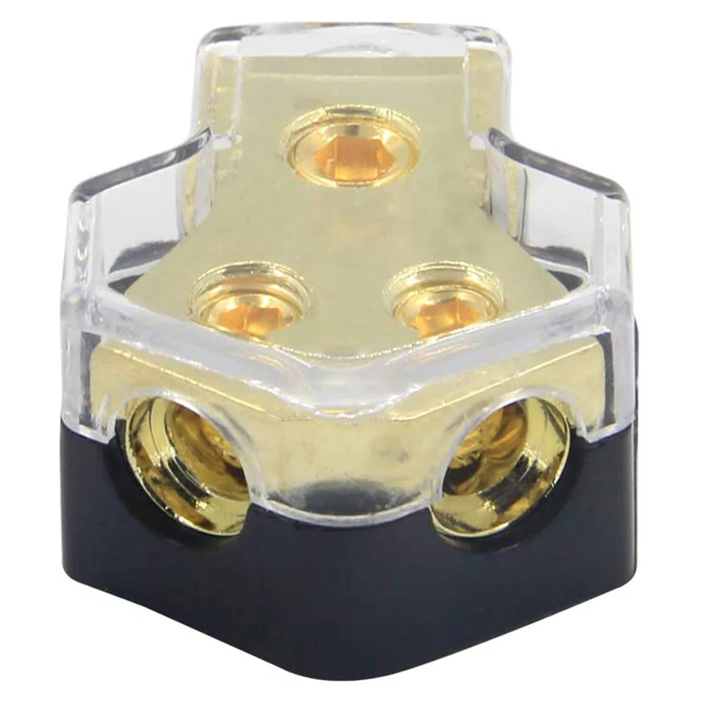 Car Audio System Audio Splitter Car Audio Power Distributor Car Audio Splitter 4 8 10m Output Corrosion-resistant Plastic