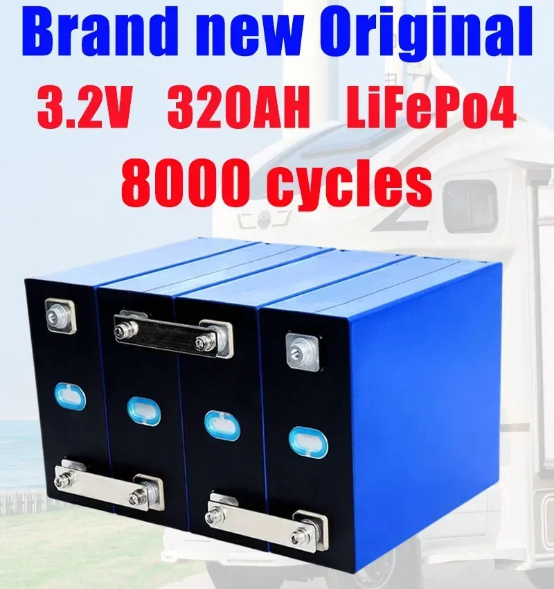 1-16pcs 3.2V 320AH 240AH LiFePo4 battery DIY 12V 24V suitable for golf car and vessel solar energy system  EU/US tax exempt