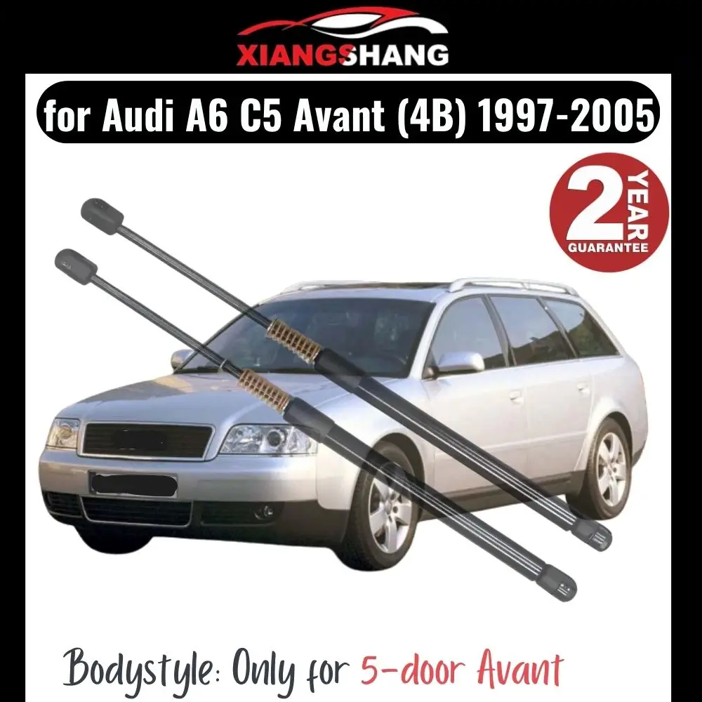 

2 шт. задний демпфер задней двери для Audi A6 C5 Avant (4B) 1997-2005 гг. со стеклом и пружиной багажника, газовые стойки с зарядкой