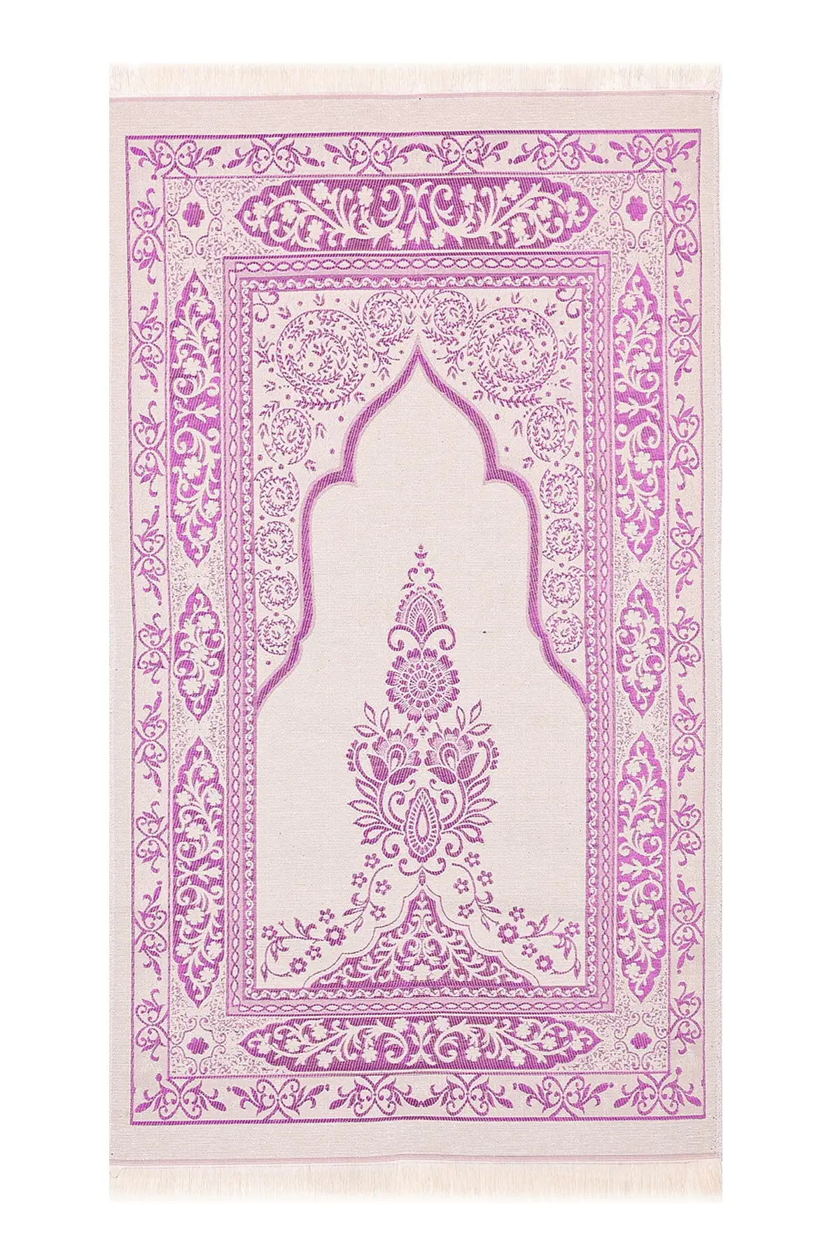 

DOLBOVI cotton prayer Rug & pearl rosary Meditation Rug