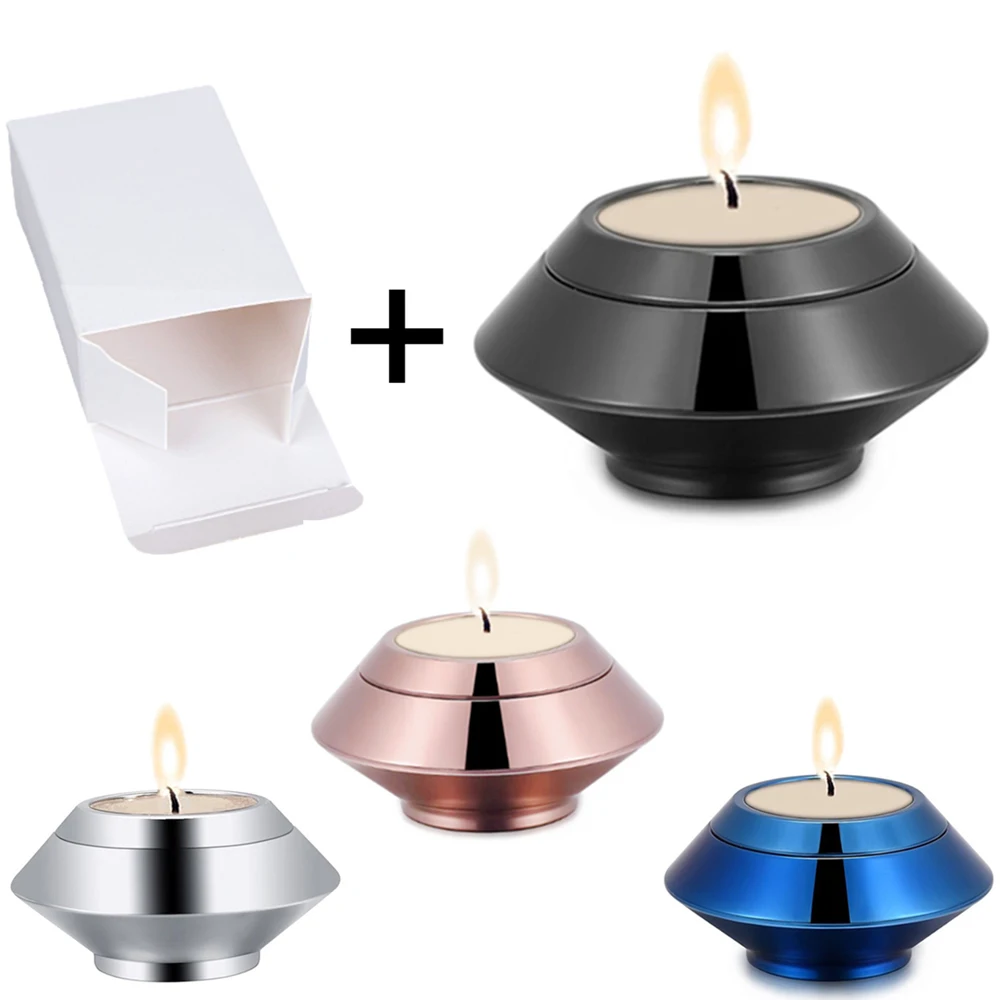 Mini Urn Candle Ashes Cremation Keepsake Urn Small Urns Stainless Steel Cremation Funeral Candle Ashes Holder Urns for Human