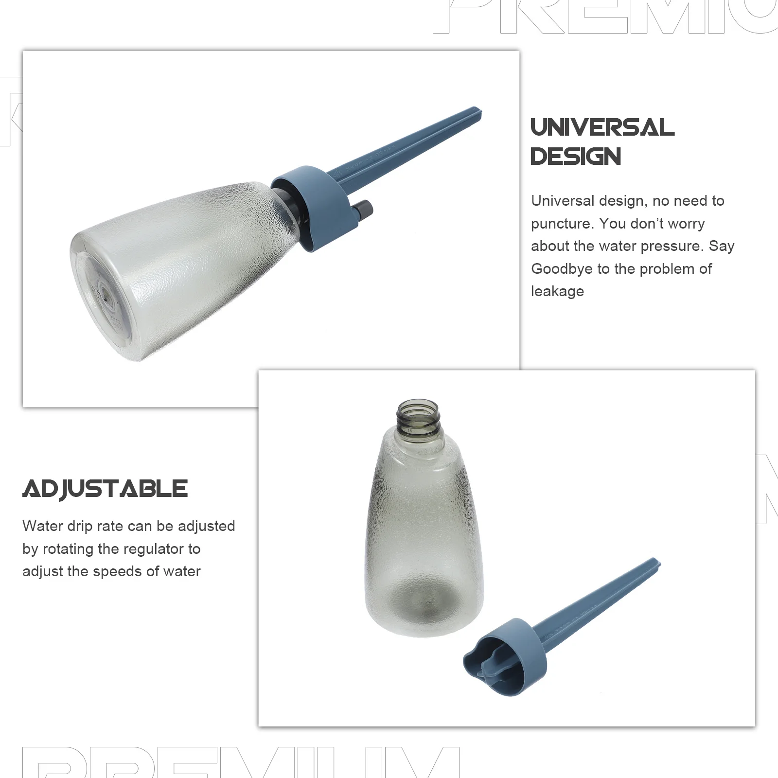 

4Sets Self Watering Spikes for Plants Automatic Watering Device Drip Irrigation Spikes for Garden Potted Indoor Plants Vacation