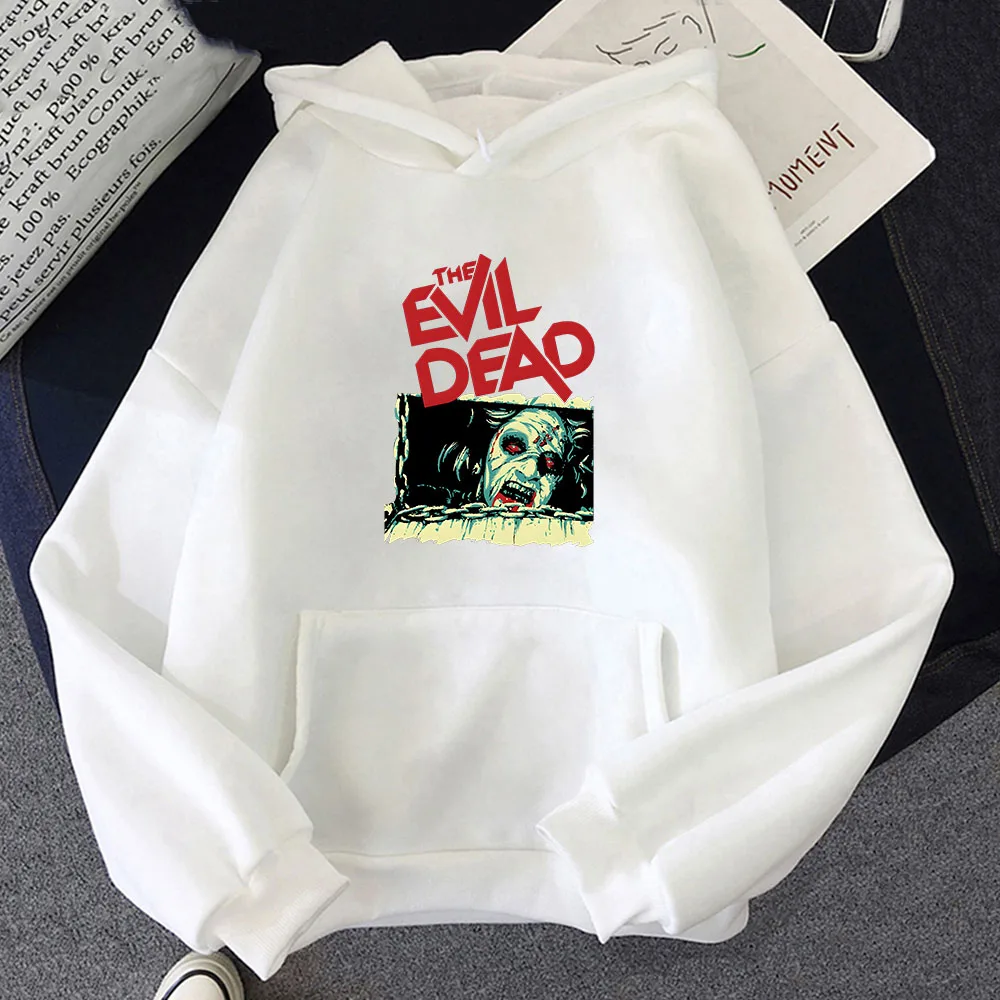 evil dead aesthetic hoodie funko pop Gothic Sweatshirt Long-sleeved Soft Clothing moletom Horror Hoody