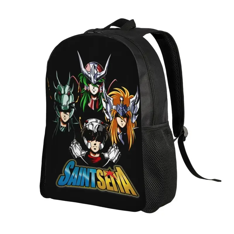 Adventure Manga Anime Saint Seiya Backpacks College School Student Bookbag Fits 15 Inch Laptop Knights Of The Zodiac Bags