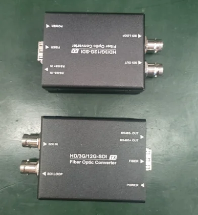10km 4K60Hz  Apply in CCTV/Broadcast/Security/Airp MINI 1 Channel  12G-SDI  Forward Video with Loop Out Fiber Optic Converter
