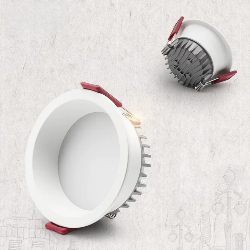 Ultra-thin embedded narrow bezel deep anti-glare ultra-bright high-color-rendering centralized lighting