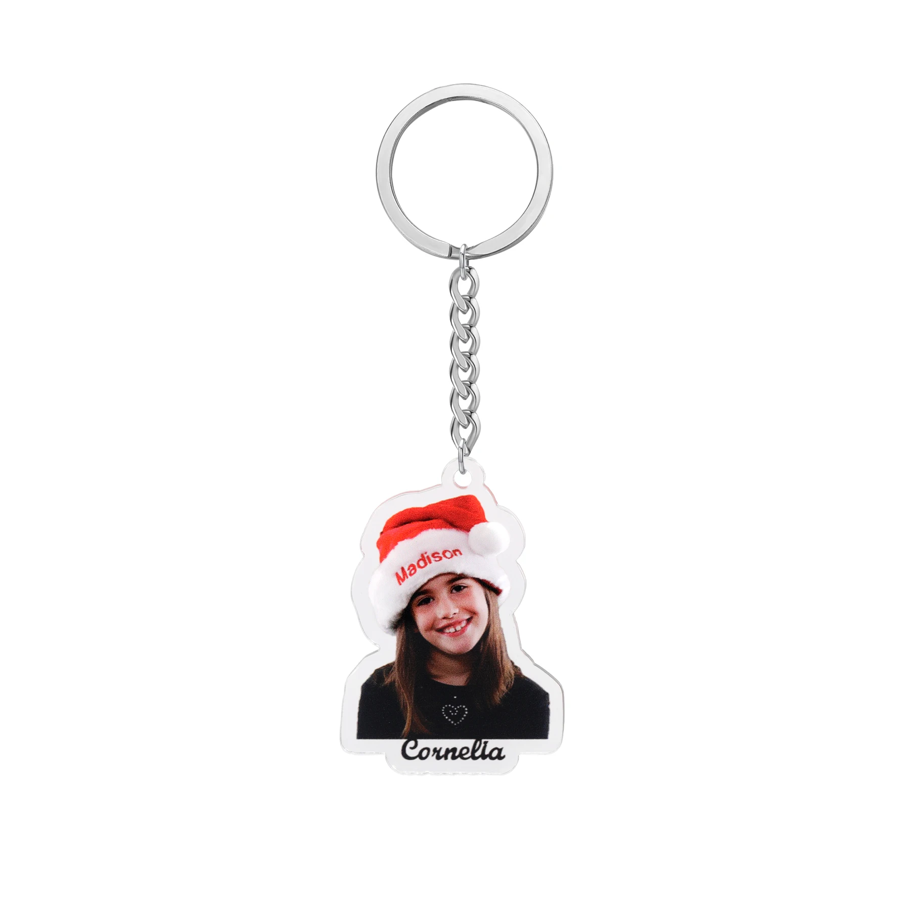 

Qitian Acrylic Keychain Customized Family Portrait Personalized Photo Accessories Backpack Pendant Unique Unisex Memorial Gift