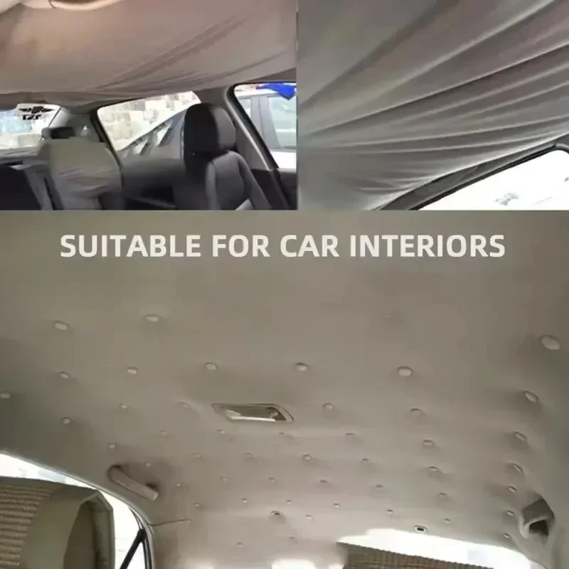 Car Roof Retaining Buckle Headliner Repair Button Fabric Metal Rivet Car Interior Ceiling Sagging Fix Fastener Pin Clip 10-60pcs