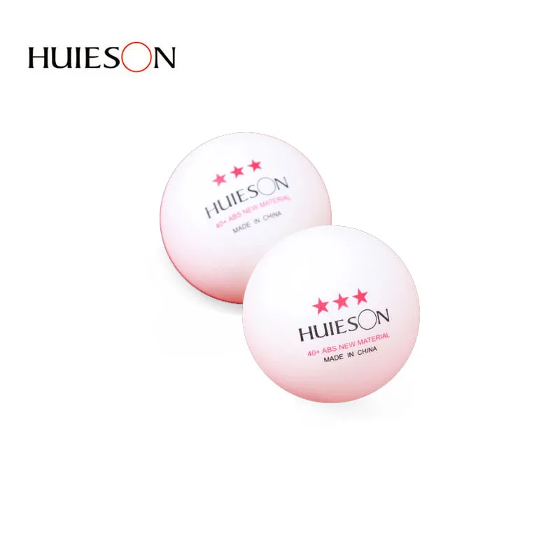 Huieson Table Tennis Balls, 3-Star Level, ABS Plastic Training Balls, High Elasticity, 40 + mm, 2.8g