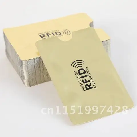 Card Holder Metal Credit Cardshell Aluminium Protect Anti Rfid Blocking Reader Lock Id Bank Card Holder outer casing NFC