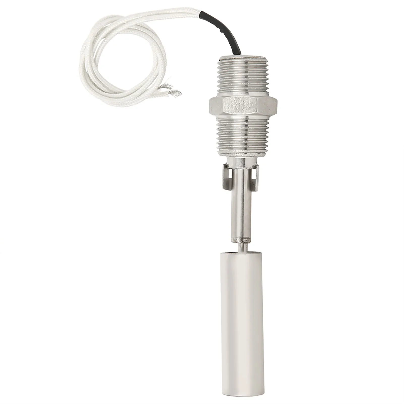 Liquid Water Level Float Sensor Switch Side-Mounted 304 Stainless Steel 1/2NPT Male Thread DC0-110V Water Level Detection Sensor
