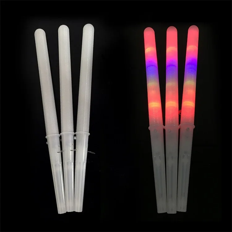 10 pz moda Led bastoncino di zucchero filato di grado alimentare Marshmallow natale luminoso per bambini Glow Stick Mini macchina di zucchero filato