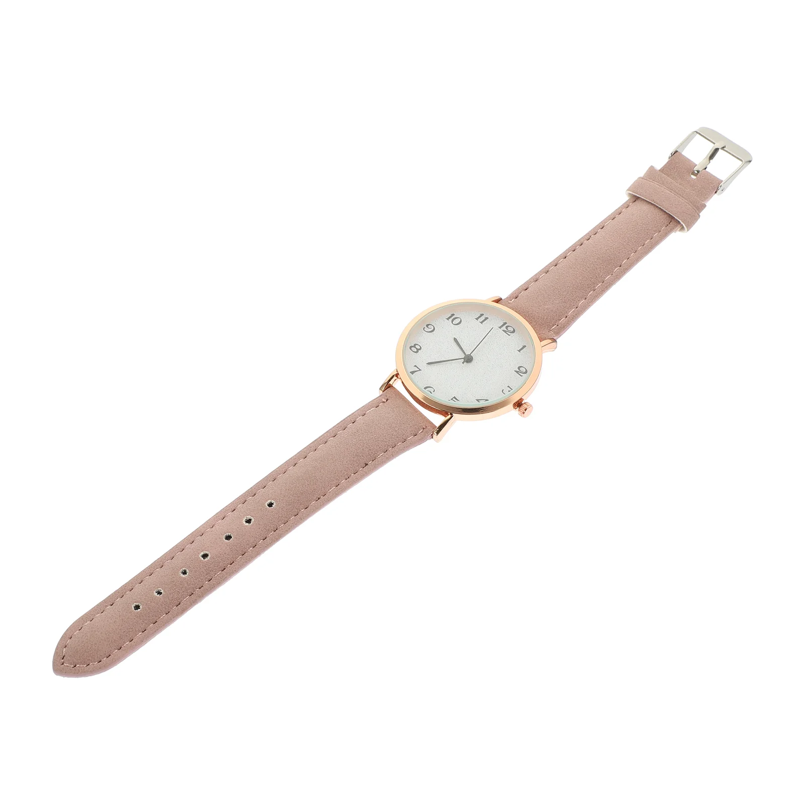 Frosted Quartz Watch Digital Casual Wrist Decor Strap Glass Chic Ladies Decorative Girl