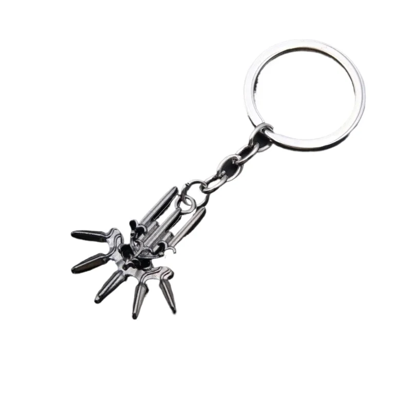 Popular Game NieR Automata YoRHa Keychains No. 2 Type B Beastlord Sword Oddity Emil Metal Charm KeyChain Cosplay Gifts view 3