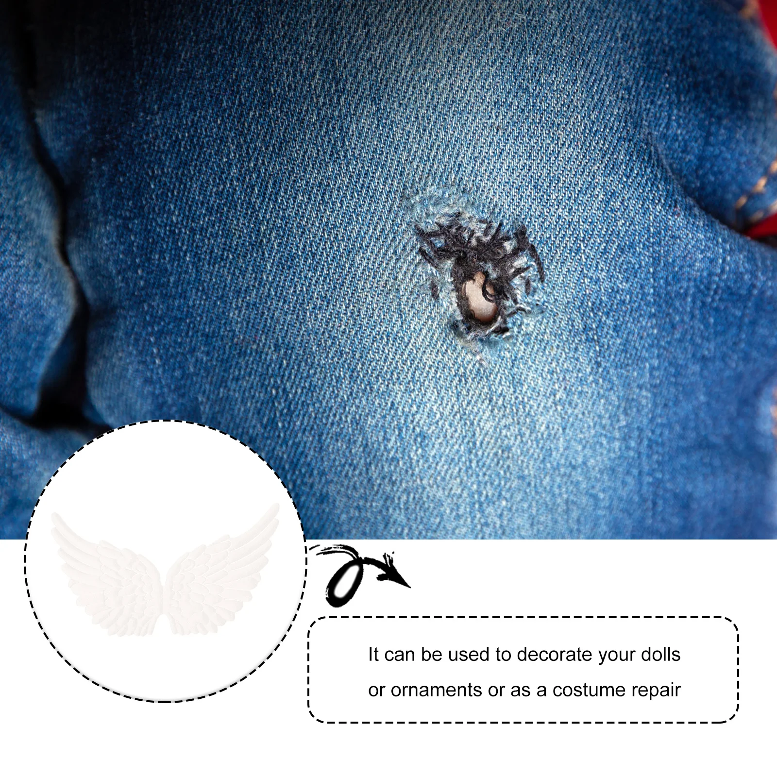 18 Buah Kerajinan Sayap DIY Dekorasi Sayap Malaikat Realistis yang Indah untuk Dekorasi Tas Dekorasi Pesta Ornamen DIY