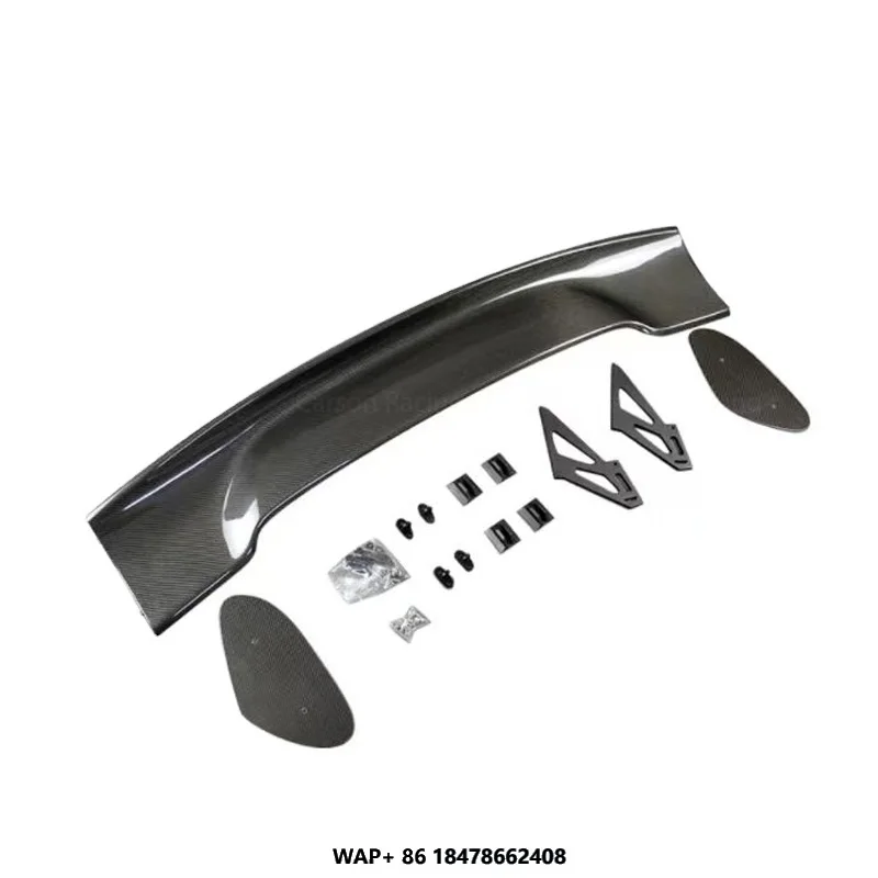 

Universal GT Style Carbon Fiber Rear Spoiler Wing Tail Air Dam Body Kit for Sedan Racing Car Tuning Exterior Accessories