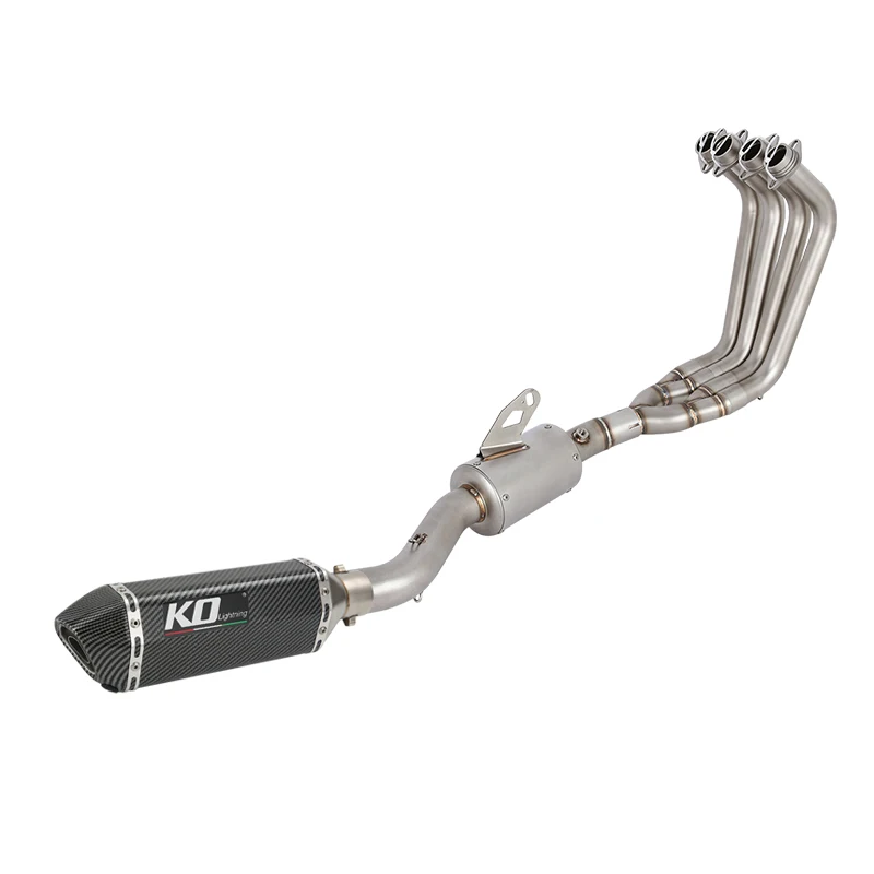 

For Yamaha XJ6N 2009-2017 XJ6S 2009-2016 Motorcycle Whole Exhaust System Muffler Tail Tip Header Link Pipe Stainless Steel