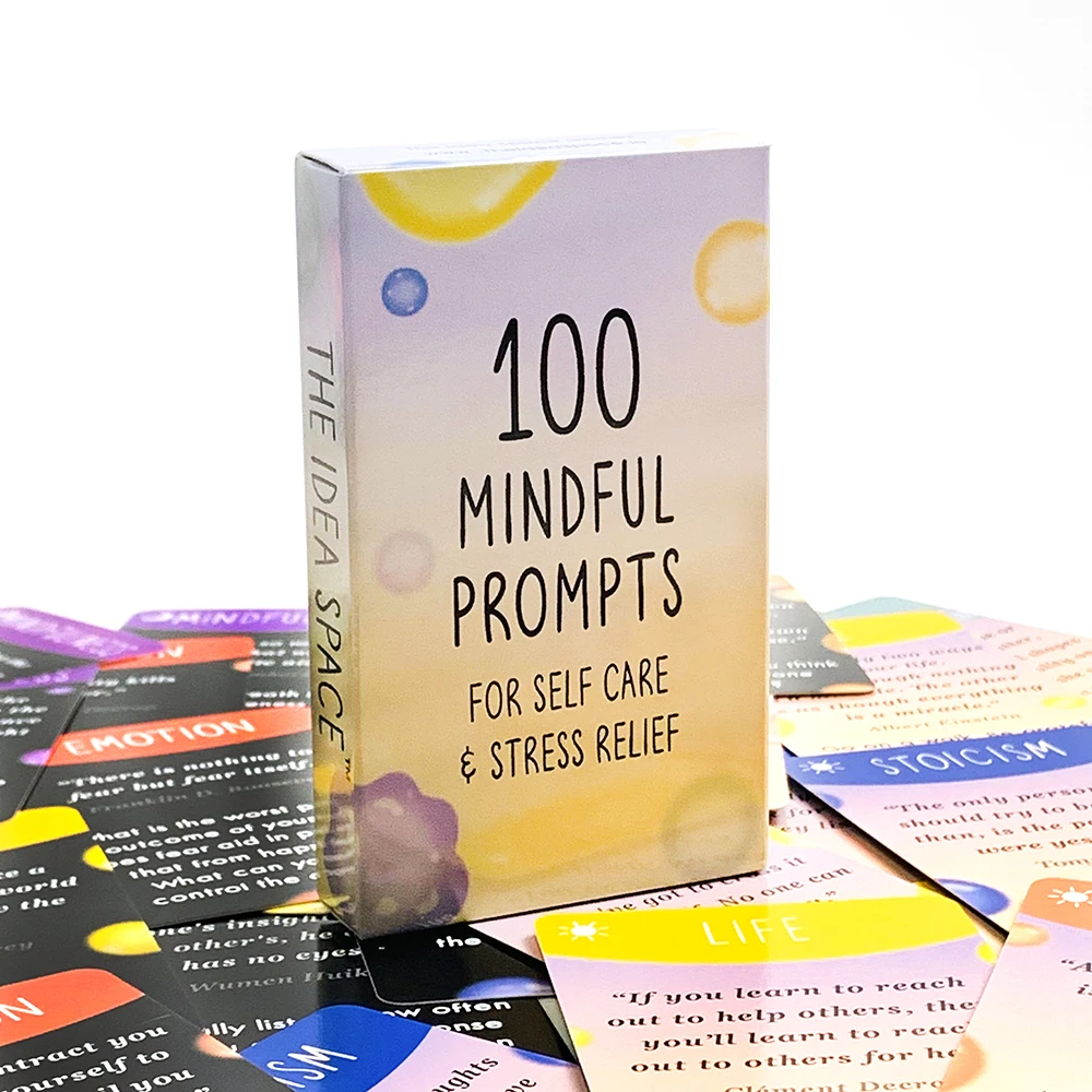 Nouvelles cartes Oracle, 100 questions de méditation pour l'autosoins et le soulagement du stress, parfaites pour la guidance spirituelle, les collectionneurs et les cadeaux.
