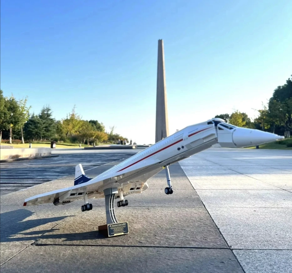 10318 كونكورد ايرباص اللبنات التقنية 2083 قطعة نموذج طائرة الطوب ألعاب تعليمية للأطفال هدايا عيد الأب