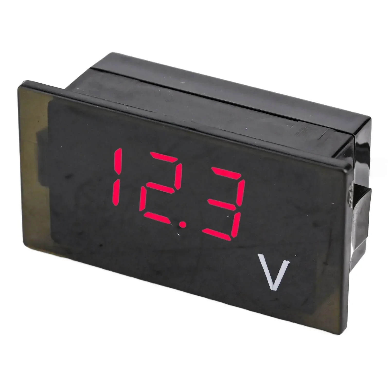 1pc  DC12-24V Digital Voltmeter 3 Digit LED Digital Display Voltage Meters High Precision Waterproof Voltage Monitoring Device