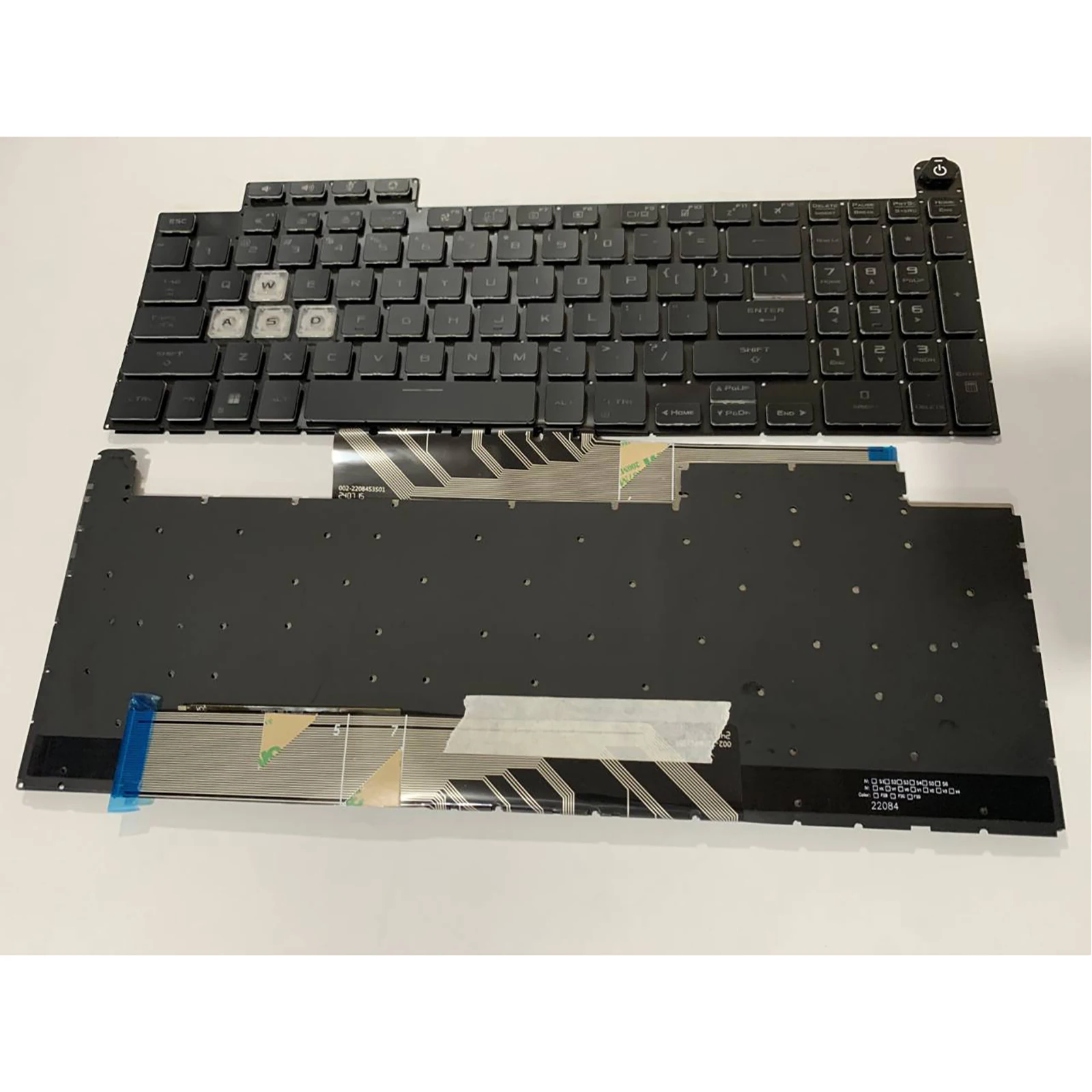 لوحة مفاتيح الكمبيوتر المحمول تخطيط الولايات المتحدة لـ Asus TUF Gaming A15 F15 FA507 FA507R FX507R FX507Z FX517
