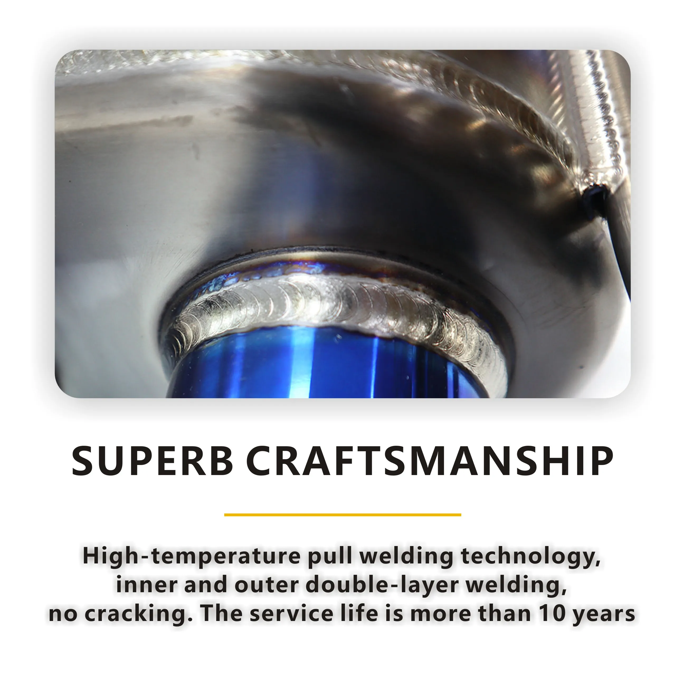 نظام عادم HMD لسيارة BMW X5 X6 M60i 4.4T سبائك التيتانيوم عالي الأداء مع صمام