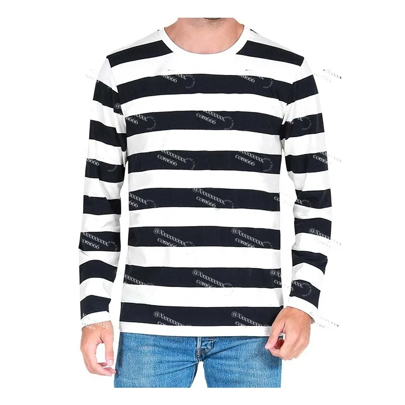 

2026 Новый полосатый стиль для мальчиков, быстросохнущая дышащая повседневная спортивная одежда с 3D-принтом и длинными рукавами