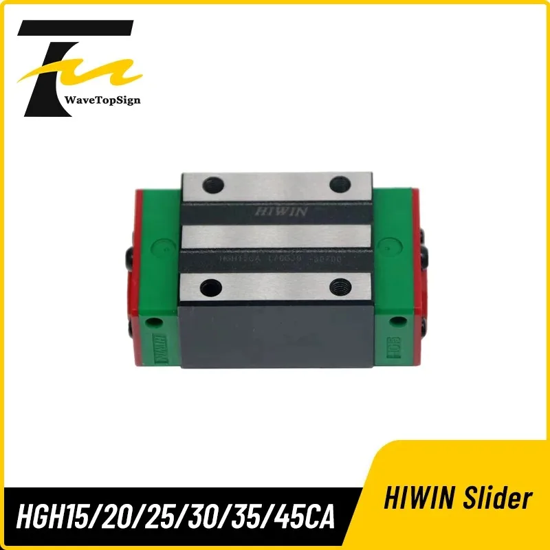 

Линейный направляющий блок Hiwin HGH15CA HGH20CA HGH25CA HGG30CA HGH35CA с пресс-масленкой, подшипник для линейной направляющей для станков с ЧПУ