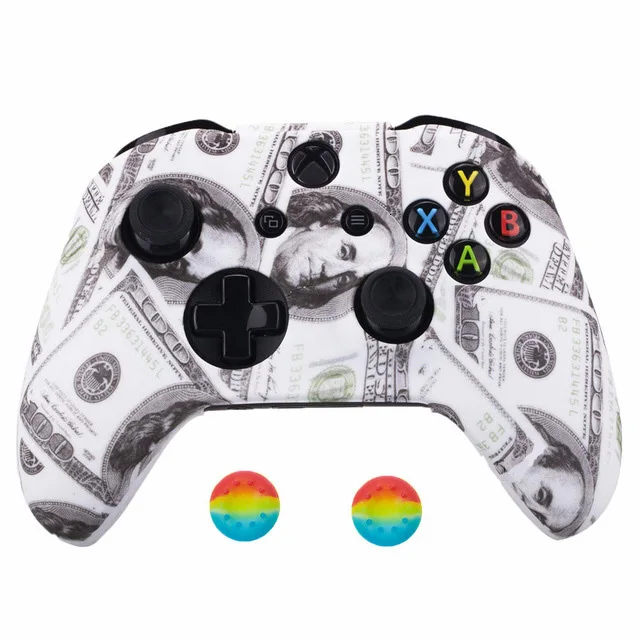 New Silicone Gamepad Protective Case Skin For XBox One Slim Controller Protector Camouflage Controle Cover Joystick For XBOXONES