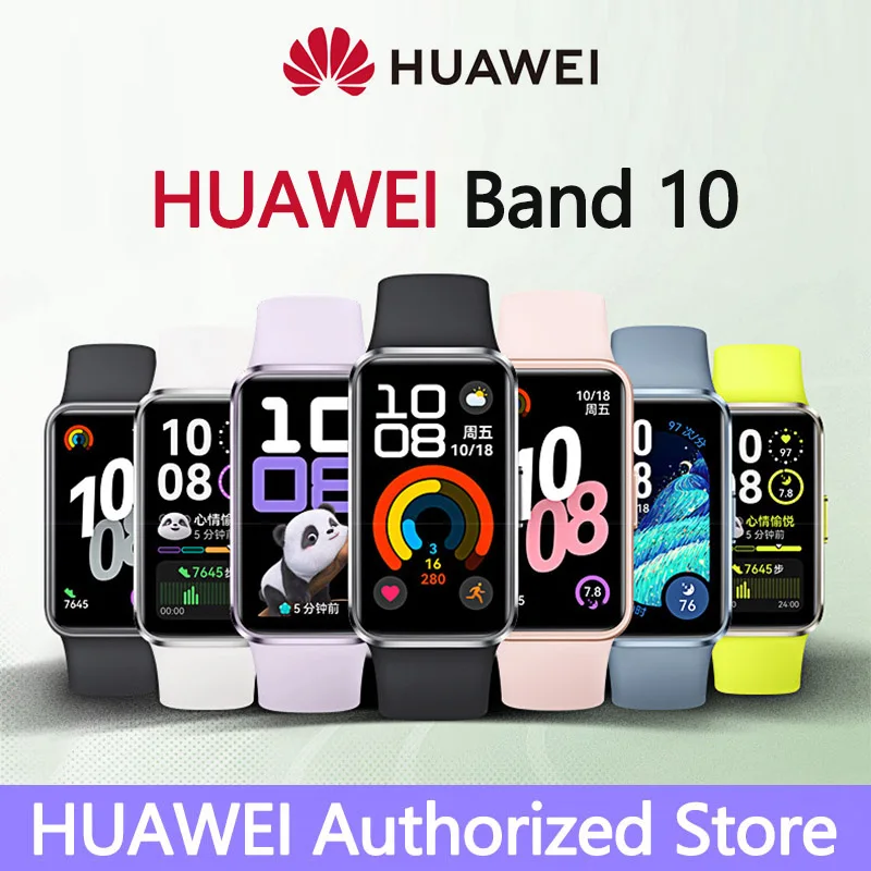 

HUAWEI Band 10 Smartwatch Original Compatible with IOS & Android,Sleep Tracking,Health monitor,14 days battery life,
