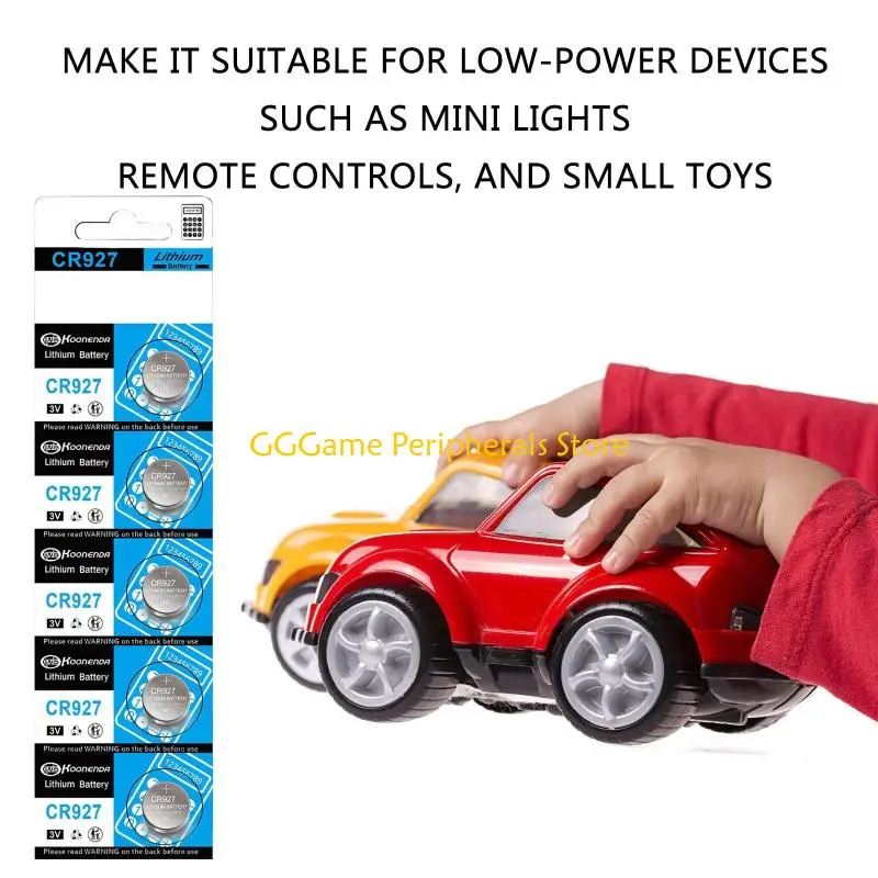 

U55B 5/10Pcs CR927 Lithiums Button Cell for Home Electronics and Personals Devices