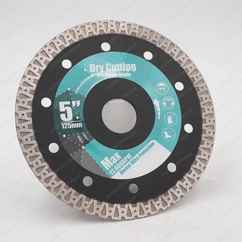 5 inch/125mm M7 AA-R Thin Hot Press Continuous Edge Cutting Ceramic Tiles for Dekton Diamond Saw Blades/Marble Cutting Blades