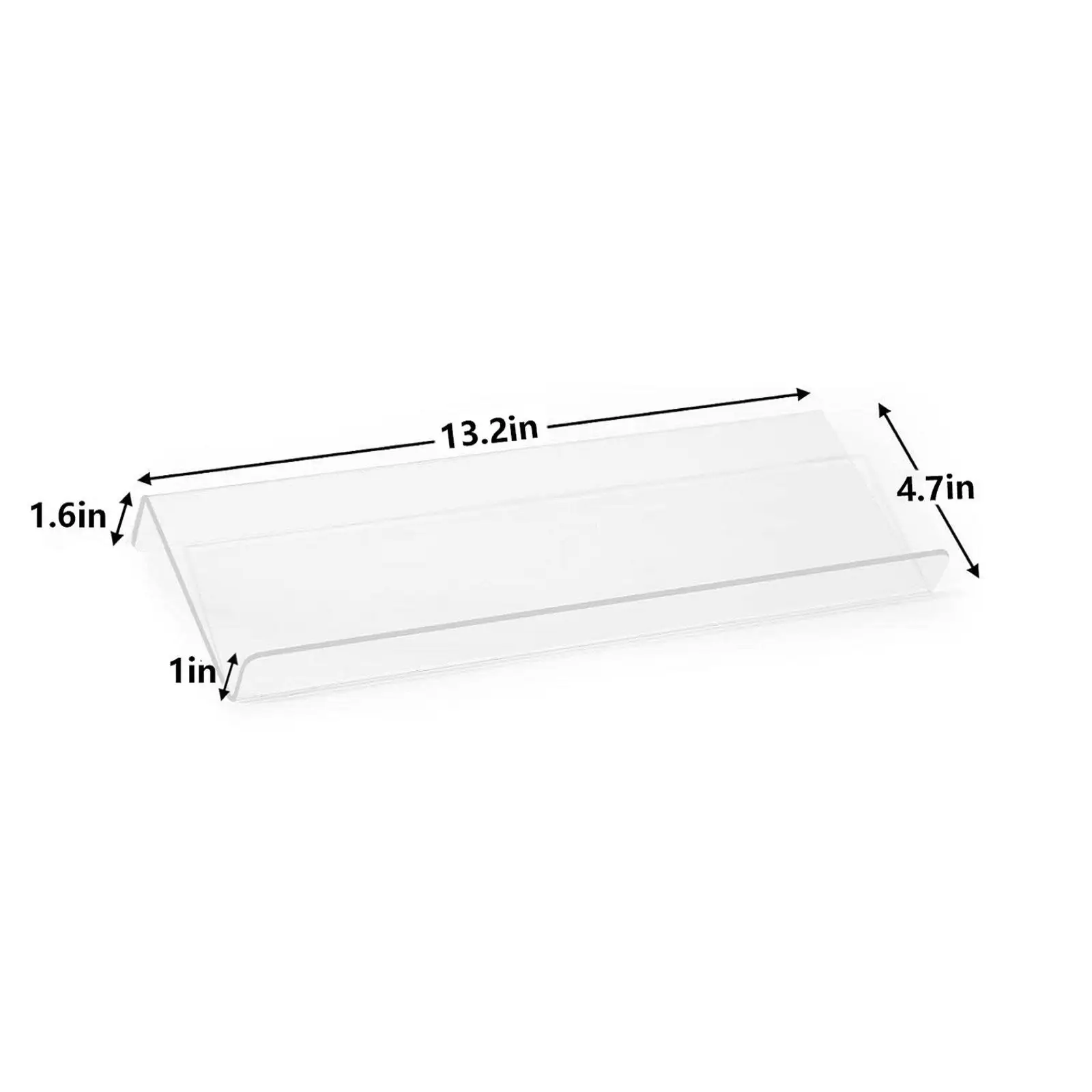 Spice Drawer Organizer Acrylic 4 Tier Clear Storage Box for Kitchen Cabinet Pantry Shelf Countertop