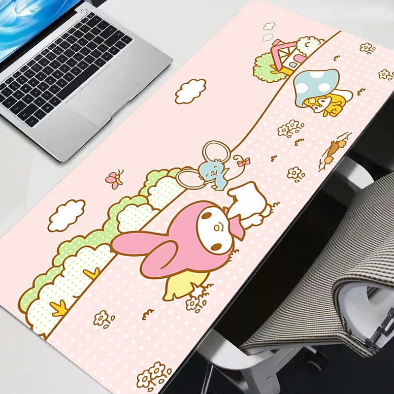 Mouse pad my melody notbook computador tipo velocidade varpet tapete para e-sports jogadores portátil teclado mousepad escritório pc tapete de mesa