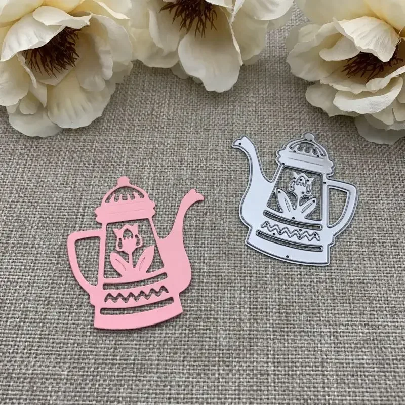 

Tulip Kettle Metal Cutting Dies For DIY Scrapbooking Decorative Embossing Handcraft Die Cutting Template Mold