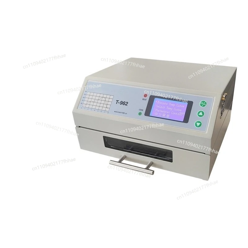 T-962/T-962A/T-962C Infrared Intelligent Reflow Welding Machine 8 Curve Circuit Board Mounted Reflow Welding