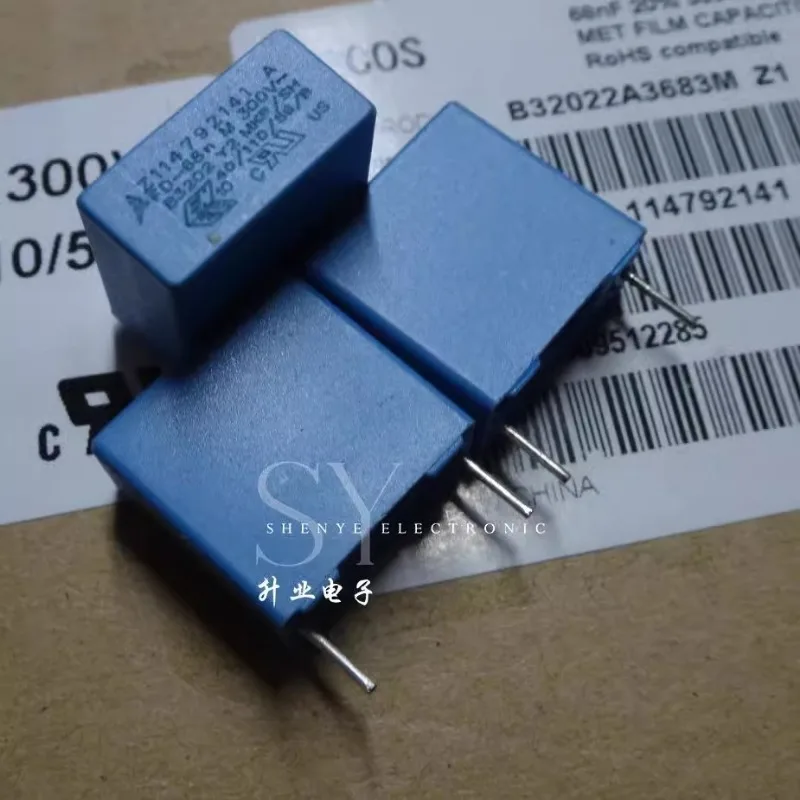 

5pcs/lot EPCOS 0.068uf/300vAC 68nf 683 Brand New Y2 15mm Film Capacitor B32022A3683M
