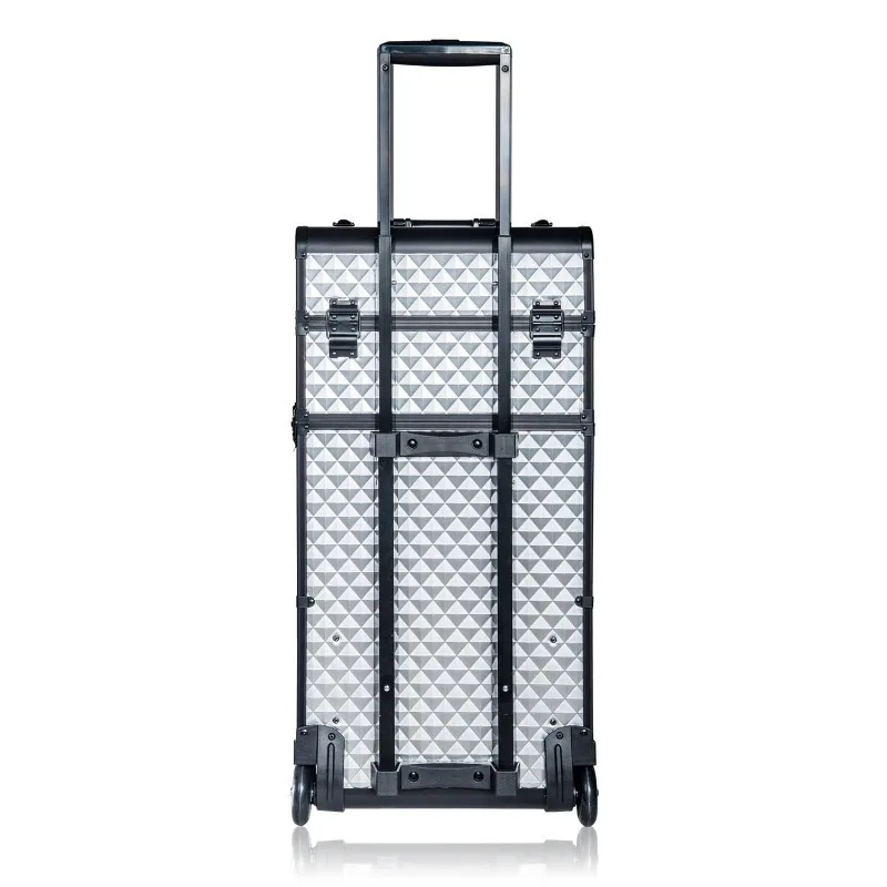 REBEL Series Pro Maquiadores Rolling Train Case - Trolley Case Rolling Trolley Salon Trolley