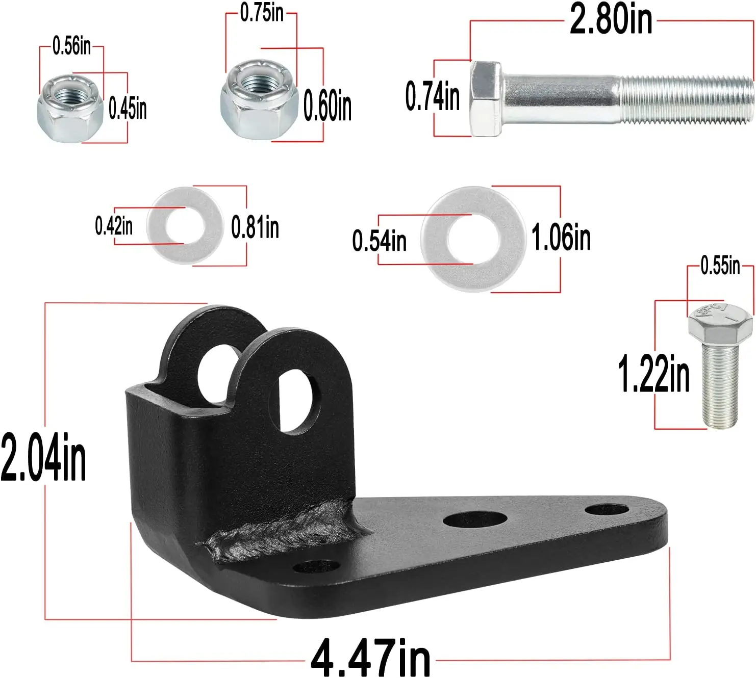 Anx 14pcs/set 2007 Lenk stabilisator Umzugs halterung ersetzen für Jeep Wrangler JK 2015-2018 schwarz Auto Auto Zubehör Teil – Detail 8