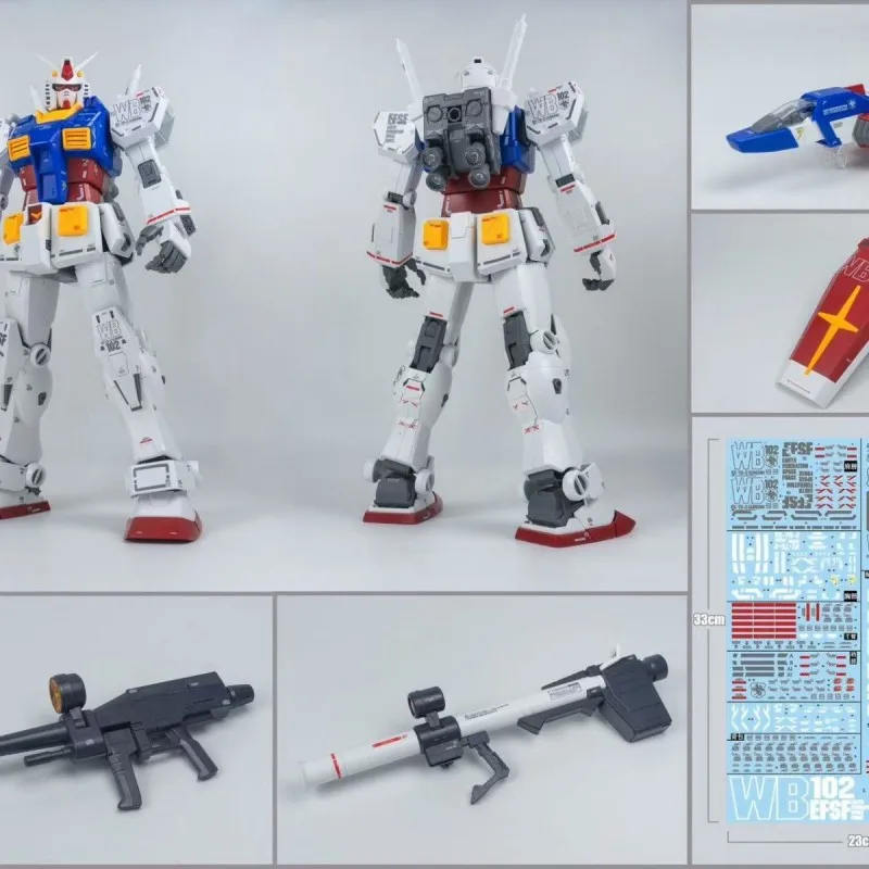 【REISSUE】FANG DAJING 1/35 RX-78-2 original 7802 Assembly Model Kit Action Figures Action Figure Toy With LED Christmas gift