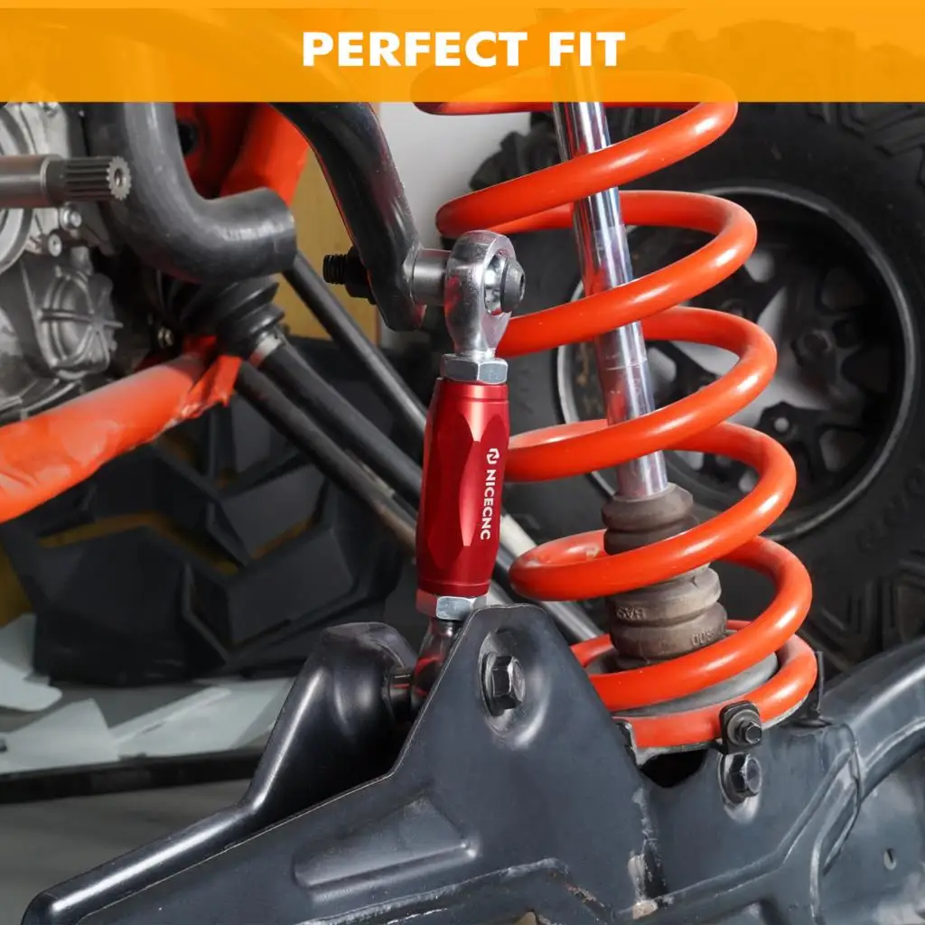 NICECNC For Can Am Maverick X3 2017-2023 스웨이 바 스태빌라이저 링크 키트 알루미늄 UTV 액세서리 견고한 녹 방지 더 큰 직경 썸네일 2